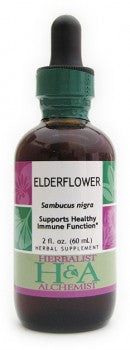 Elderflower (fresh or dried flowers)